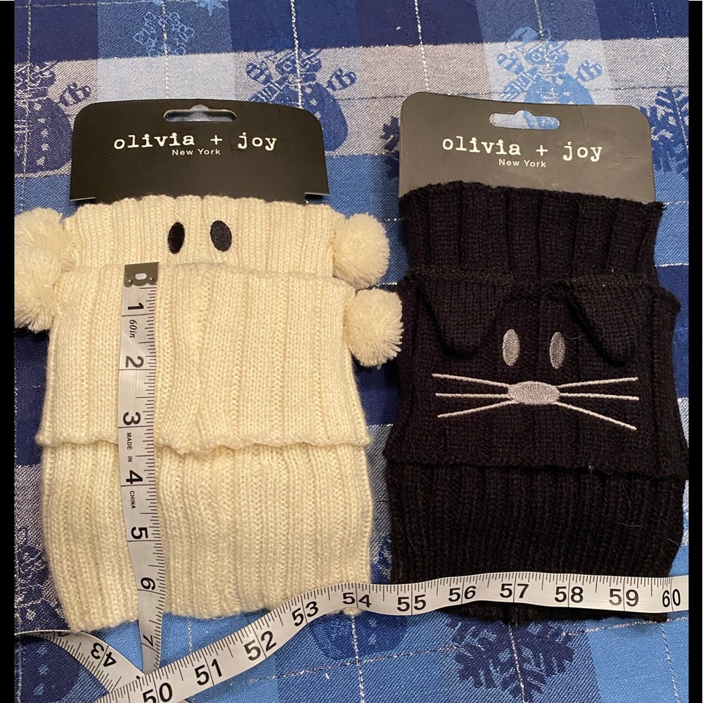 💰SOLD OUT Leg warmers/boots toppers - cat/dog